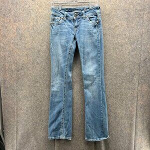 Miss Me Boot Cut Jeans Women 28 Blue Denim JP5011BT Distressed Western Bootcut